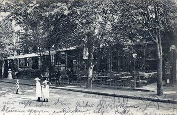 Hotel Werminghoff widziany od strony dawnej ul. Morskiej, zdjęcie z 1901 r. źródło: MM