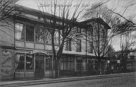 Hotel Dworcowy, właściciel Schohl, zdjęcie z ok. 1907 r. źródło: MS - Muzeum Sopotu
