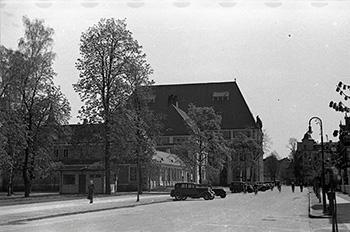 Dawna ul. Północna wraz z Domem Zdrojowym, zdjęcie z ok. 1935 r. źródło: GK