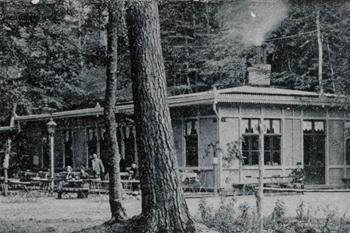 Restauracja Wielka Gwiazda na rozstaju dróg leśnych, zdjęcie z ok. 1895 r. źródło: JT