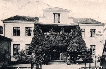 Pensjonat Willa Guttjahr wraz z ogrodem kawiarnianym, zdjęcie z ok. 1900 r. źródło: KC
