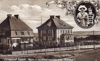 Willa Morski Dom pokazana jako letnia rezydencja pary królewskiej, zdjęcie z ok. 1915 r. źródło: KC