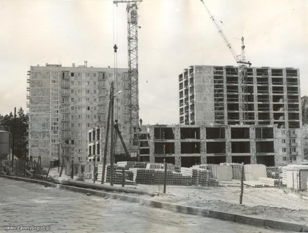 Budowa osiedla Brodwino - 1975 r.
