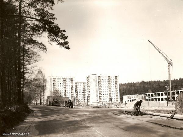 Budowa osiedla Brodwino - 1977 r.
